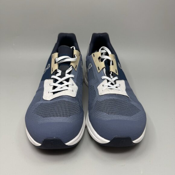 On Cloudrift Mens Size 11.5  Running Shoes Blue White Athletic Trainer Sneakers - Picture 4 of 9